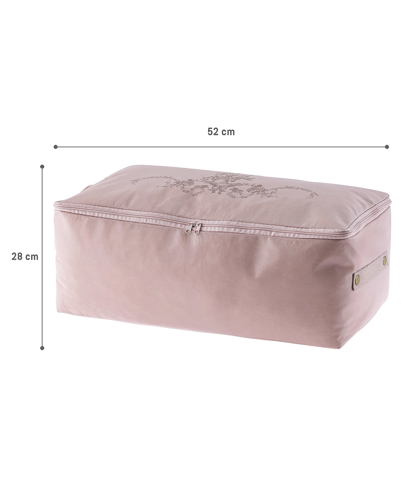 Органайзер для хранения Floral 52x28x21 см. - пудровая