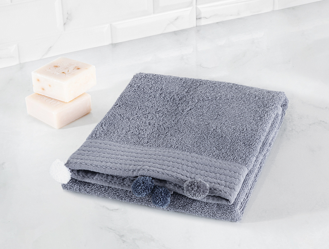 Полотенце для лица Valerie Luxury Collection 50x76 см - темно-синее