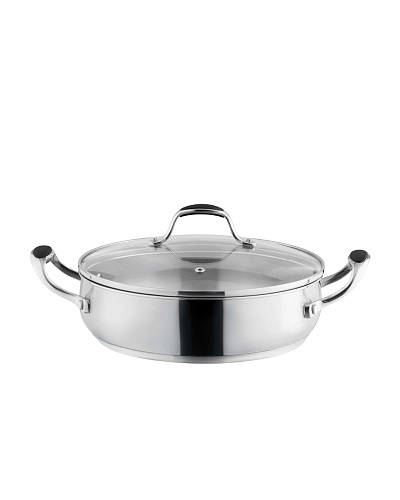 Кастрюля Avery с крышкой 24x7,5 см. - нержавеющая сталь