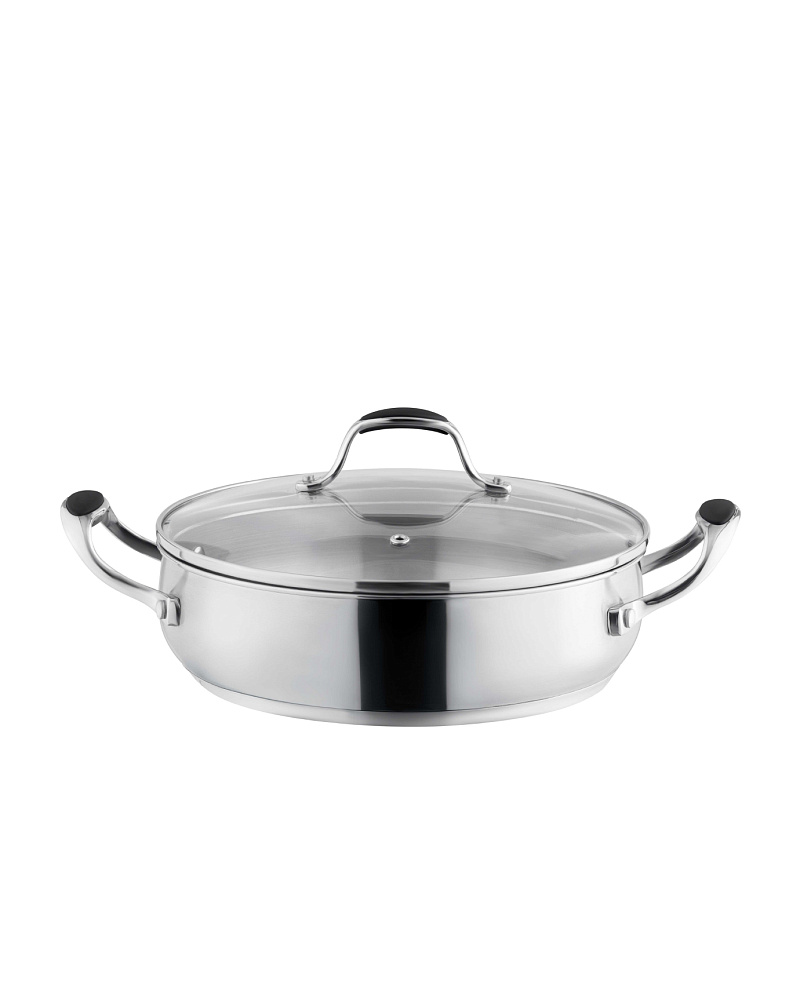 Кастрюля Avery с крышкой 24x7,5 см. - нержавеющая сталь