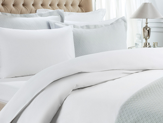 Пододеяльник полутораспальный Daisi Ranforce Plain Hotel Collection 160x220 см. - хлопок
