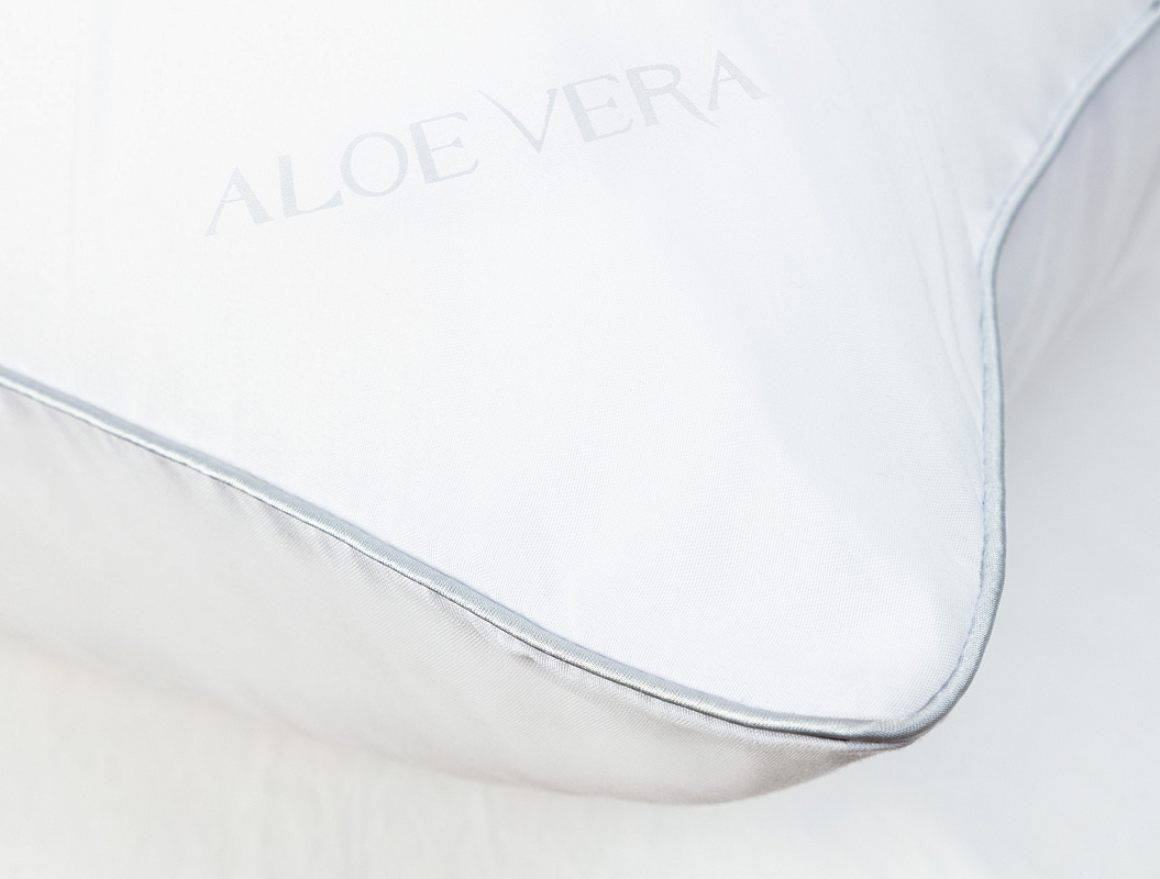 Подушка Aloe Vera с антибактериальными свойствами 50x70 см. - микрофибра, нановолокно