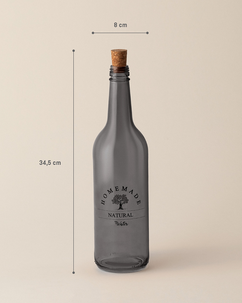 Бутылка Conesa, 750 мл - серая