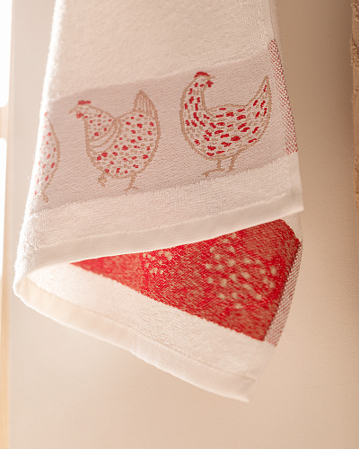 Комплект кухонных полотенец Poulette из 2 шт., 40x60 см. - хлопок