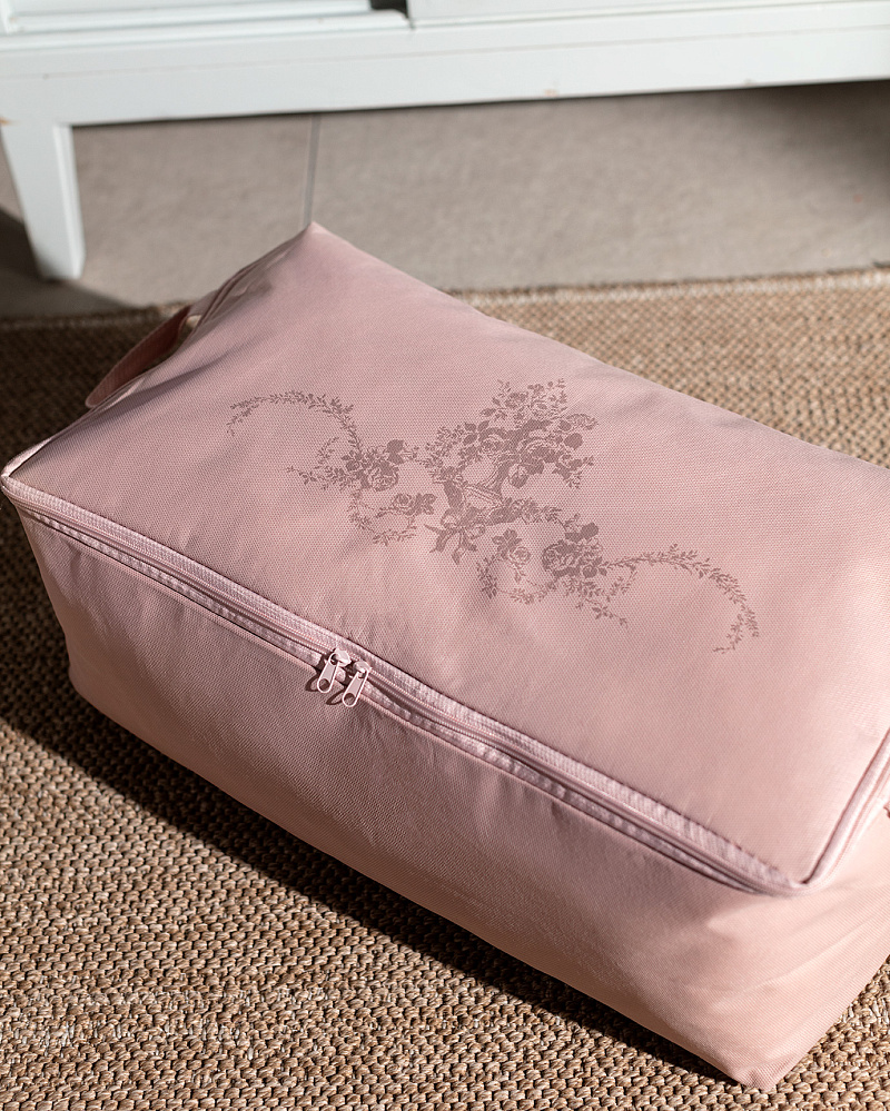 Сумка для хранения Flower 52x28x21 см. - пудровая