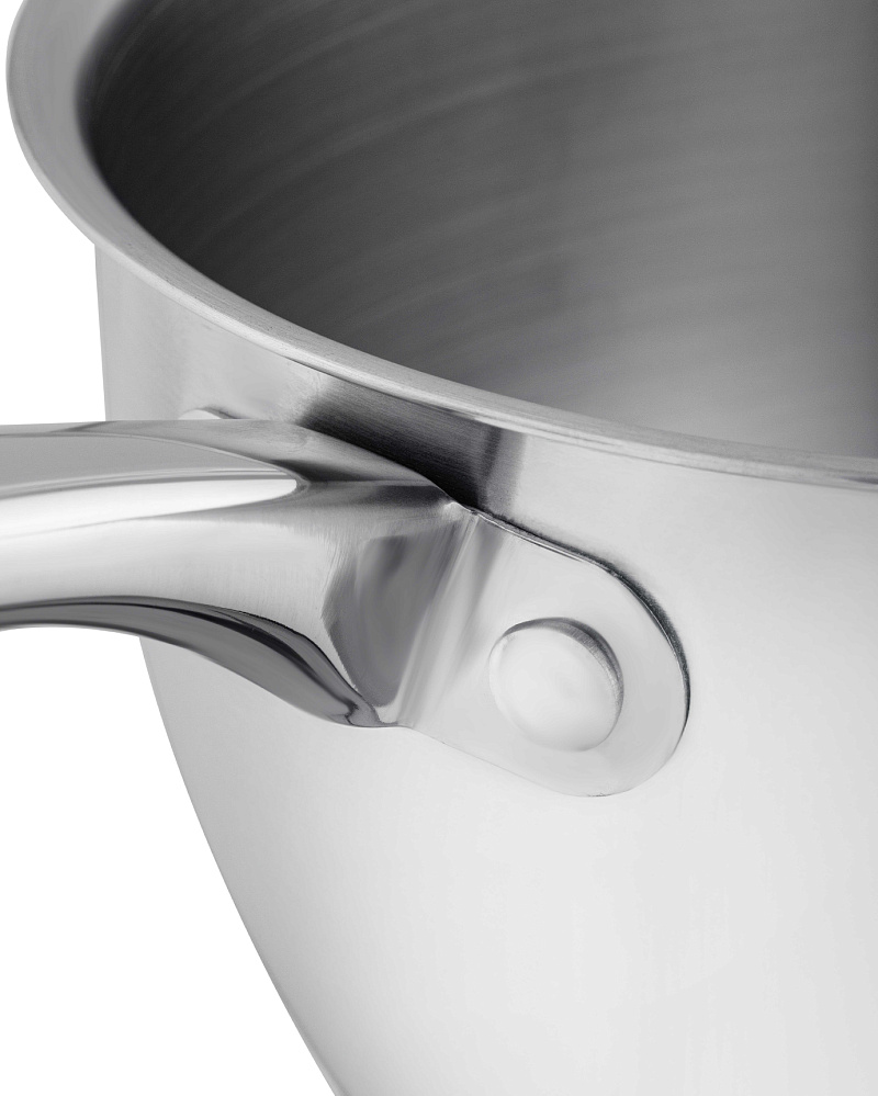 Кастрюля Elena с крышкой 20x11,5 см. - нержавеющая сталь