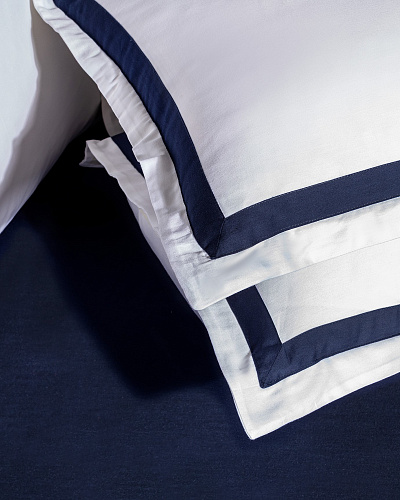 Комплект постельного белья семейный Jeanne Yacht Collection с 4 наволочками и 2 пододеяльниками 240х260 см, хлопок