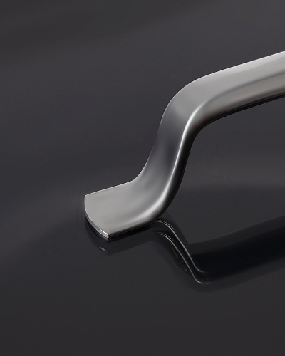 Кастрюля Titanium с крышкой 22 см. - титан