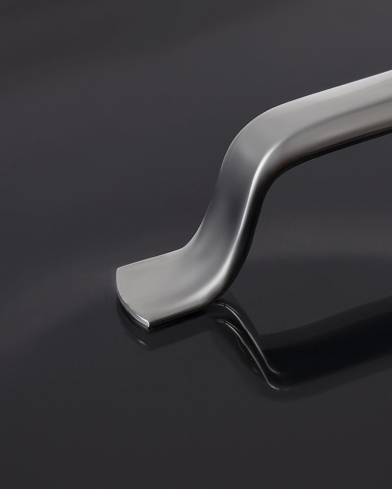 Кастрюля Titanium с крышкой 22 см. - титан