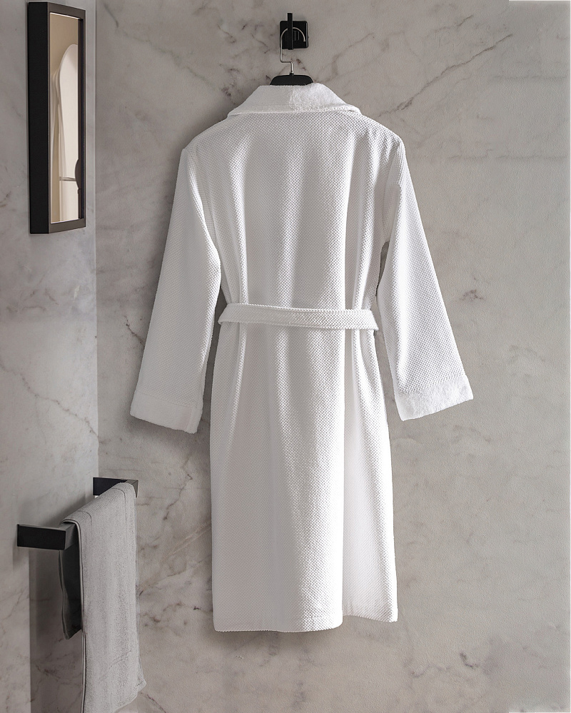 Халат унисекс Riz Hotel Collection S-M р. - белый.